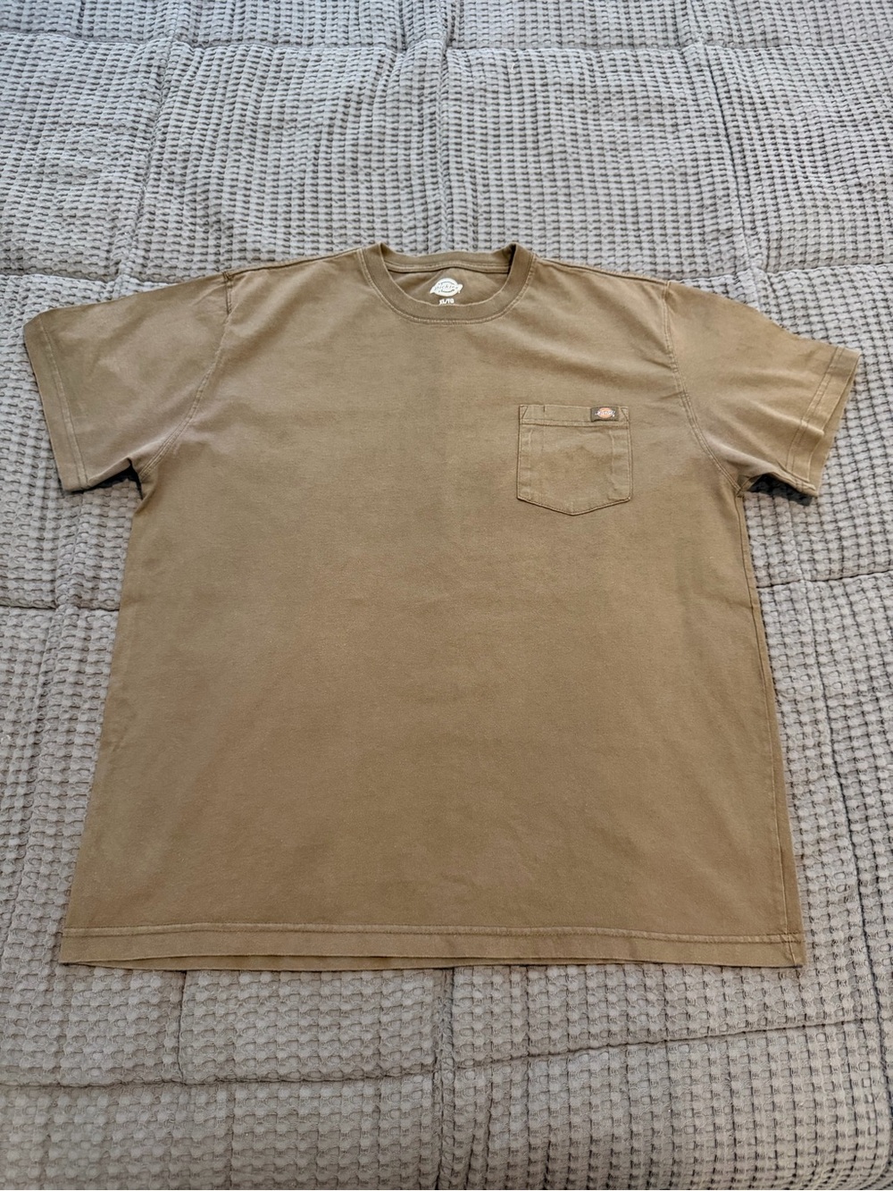 Dickies Short Sleeve Pocket Tee in Tan